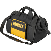 Multitak Small Easy Access Tool Bag by DEWALT – 400 mm, Leather Metal Plastic Nylon, Multicolor, Model DEWDWST83514-1