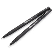 Felt Tip Pens by Sharpie – 4 Count (Pack of 2), Plastic, Black, Pack of 2, Model 1742661