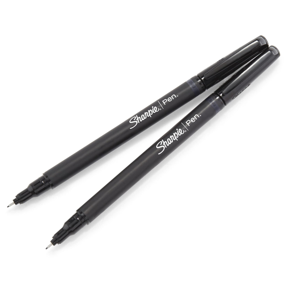 Felt Tip Pens by Sharpie – 4 Count (Pack of 2), Plastic, Black, Pack of 2, Model 1742661