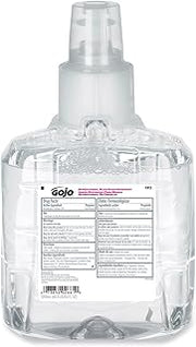GOJO 1912-02 Antibacterial Plum Foam Hand Refill, Single Unit, 1200 mL