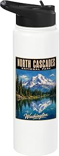 North Cascades National Park, Washington Stainless Steel Insulated Water Bottle