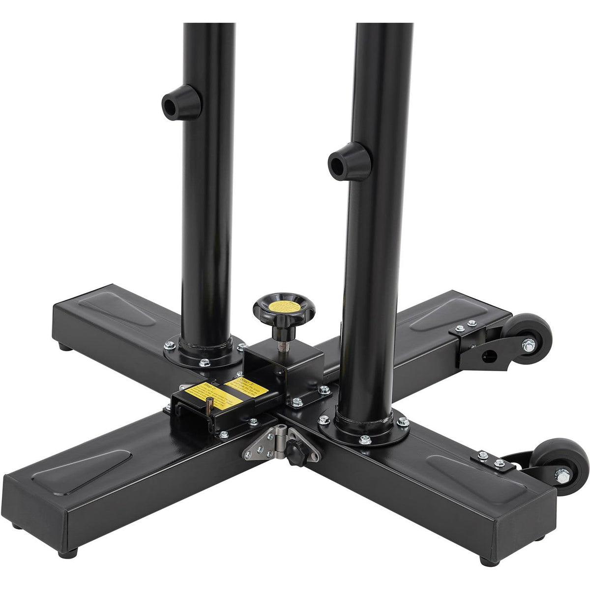 24" Foldable Mobile Pedestal Fan by Continental Dynamics – Metal, Black, Model SFSI3-750/60Y