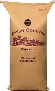 Amish Country Popcorn 50 lb Bag | Rainbow Popcorn Kernels | Old Fashioned, Non-GMO and Gluten Free (Rainbow - 50 lb Bag)