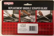 Chef-Master Replacement Blade for Griddle Scraper by Chef Master – Stainless-Steel, Metallic, Model 90003HD