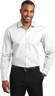 Slim Fit Carefree Poplin Shirt by Port Authority