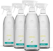 Method Daily Shower Cleaner Spray, Eucalyptus Mint Scent, 28 fl oz, 4 Pack