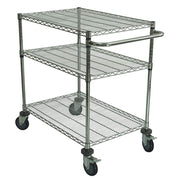 HUBERT Silver - 36"L x 24"W / Silver / 1 Utility Carts
