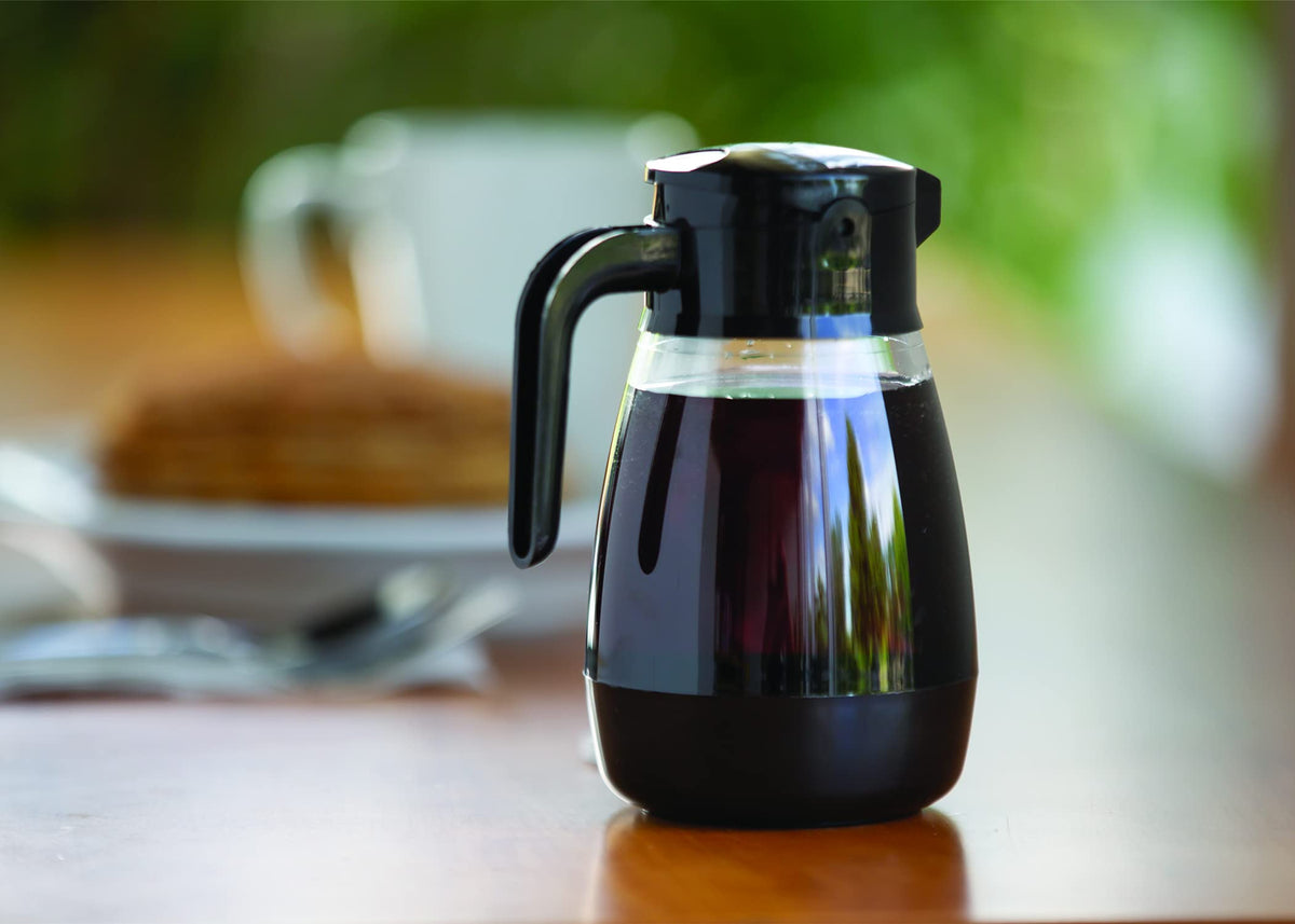 Service Ideas Black / 16 Ounces / Casual Food Dispensers