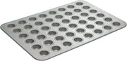 Winco 17 7/8" x 25 7/8" Mini Aluminized Steel Muffin Pan, 48 Cup (Mini)