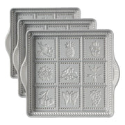 Nordic Ware Non-stick / 9x9 Inches (Pack of 3) / English Shortbread Shortbread