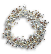 Foil Star Garland: Silver by Darice – Metal, Silver, Model 2405-65