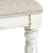 Chenille-Upholstered Side Chair Set of by Starlight Canyon Home – Solid + Manufactured Wood, White
