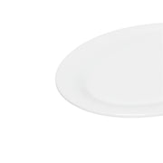 Color white melamine dinnerware collection 12 x 9 inch oval platter by Thunder Group – Large, Melamine, White, Model CR212W