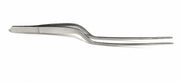 Restaurant 8 Inch Stainless Steel Offset Precision Tongs by Cuisipro – Stainless Steel, Model 747822