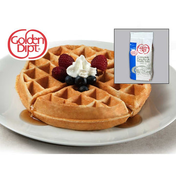 Griddle Mix Pancake Waffle 6 Case 5 Pound by Golden Dipt – Pack of 6