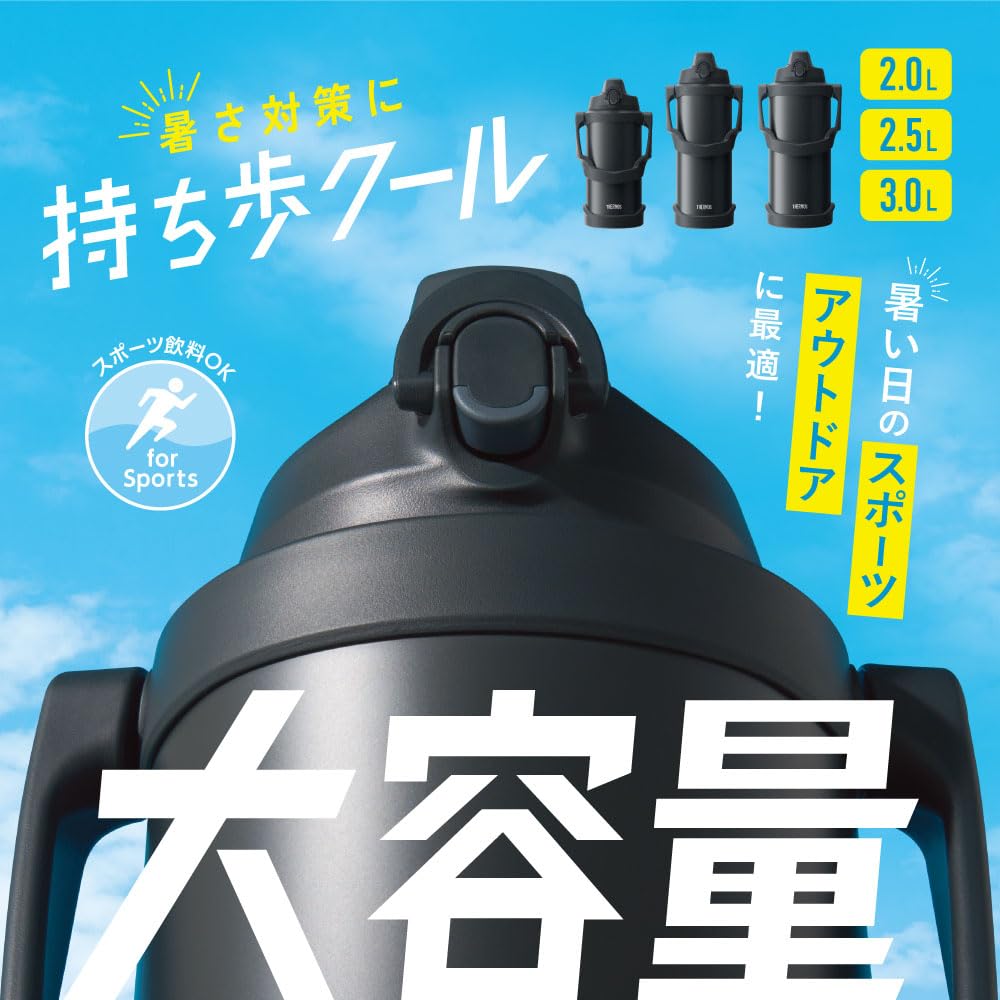 THERMOS 84.5 Ounces / black jade / 2500.0 milliliters Thermoses