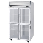 Beverage-Air 52" Horizon Series Two Section Glass Half Door Reach-In Freezer 49 cu.ft. capacity Stainless Steel Front Gray Painted Sides Aluminum by Beverage Air – Model HF2-1HG