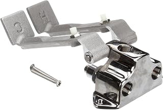 T&S Brass B-0505 Double Pedal Valve, Ledge Mount, 1/2-Inch Npt Inlet and Outlet