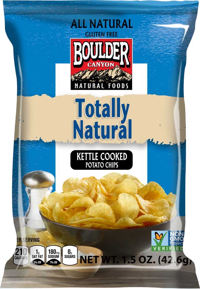 Boulder Canyon Sea Salt Kettle Cooked Potato Chips - 1.5 oz. bag by The Inventure Group – Pack of 55