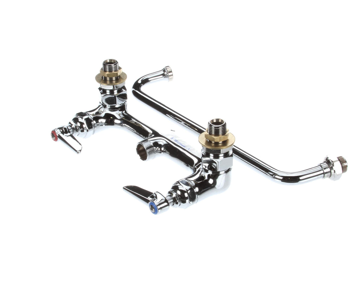 Wall Mount Double Pantry Faucet with 8" Centers by T&S Brass – Brass, Model B-0231-CC