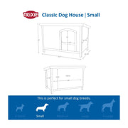TRIXIE Small / Gray / Traditional Dog Houses