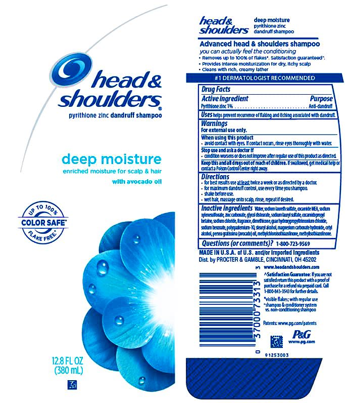 Deep Moisture Shampoo 12.8 fl oz by Head & Shoulders – 12.8 Fl Oz (Pack of 1), Model 037000733133