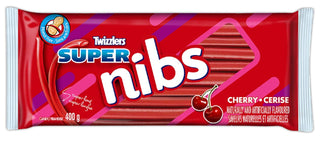 Super Nibs Cherry Flavored (400g / 14oz per pack) by Twizzlers – 14 Ounce (Pack of 1), Red