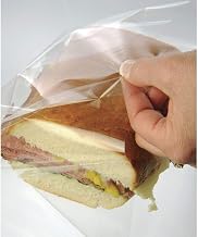 .80 Gauge BOPP Plastic Clear Film Wrap - 12"L x 12"W, 1000 per Case