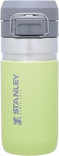 STANLEY 1913 Quick Flip Water Bottle 0.47L - Citron | Keeps Cold 7 Hours - Leakproof - BPA-Free - Dishwasher Safe - Cup Holder Compatible