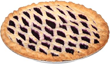 Sara Lee Chef Pierre Pre Baked Blueberry Lattice Crust Pie, 10 inch -- 6 per case.
