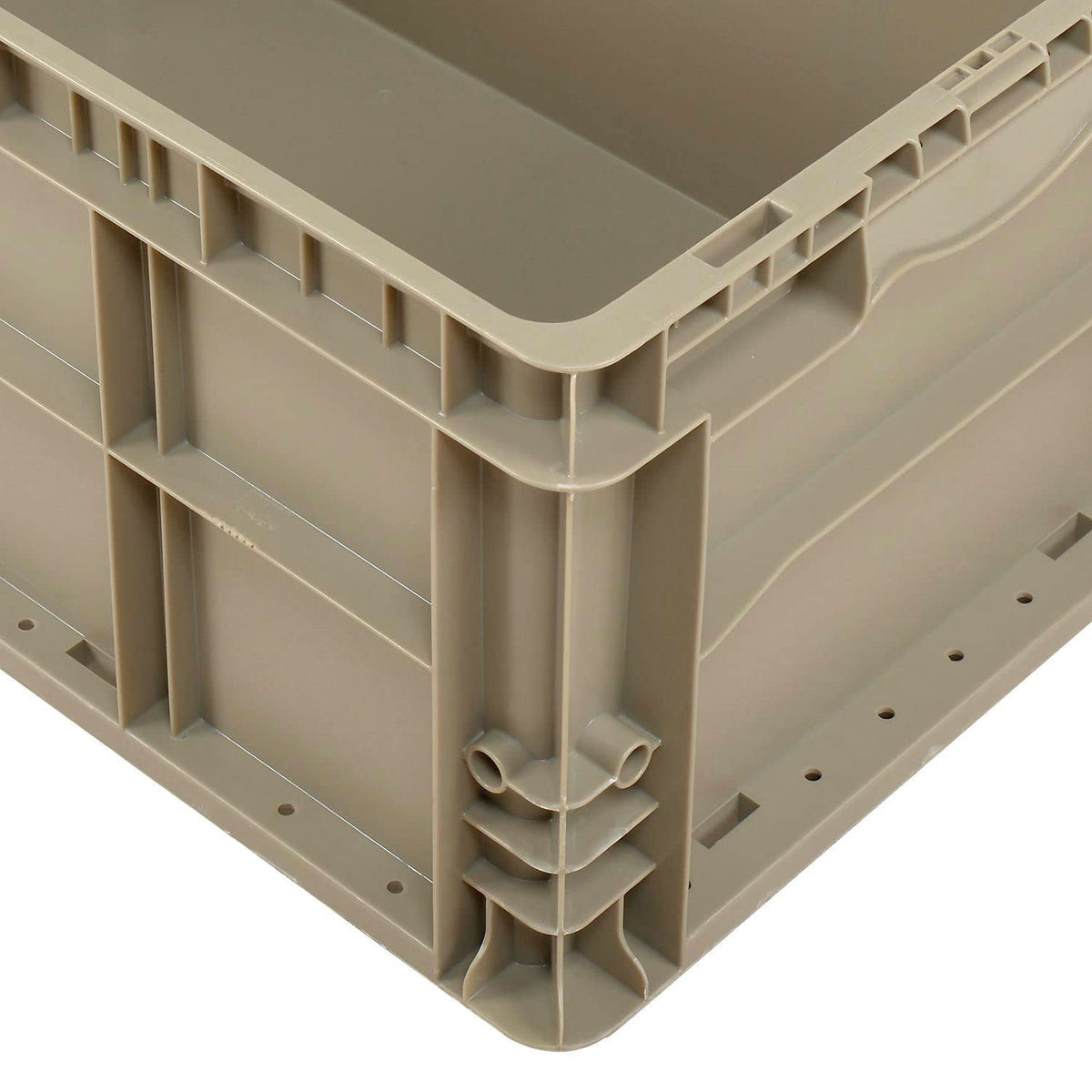 Straight Wall Container Solid Gray by Monoflo – Polyethylene (PE), Gray, Model NRSO2415-11 Gray