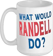What Would Randell Do Personal Name First Name Funny Randell Ceramic Mug, White, 15oz