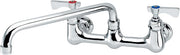 Krowne Royal Series 8" Center Wall Mount Faucet, 10" Spout, 14-810L