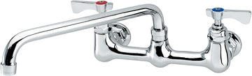 Krowne Royal Series 8" Center Wall Mount Faucet, 10" Spout, 14-810L