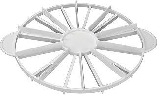 Winco 10&12 Slices White Cake Marker, 10 & 12 Slices | Precision marking, Double-sided, Great for Cake Portions, Even Slices, Bakeries and Catering