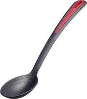 Westmark Vegetable Spoon, High Heat Resistant up to 270°C/518°F, Extra Deep Spoon Head, with Internal Scale: 15, 30 and 45 ml, Plastic, Gentle Plus, Black, 28612275