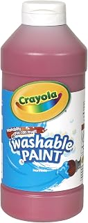 16 Pack CRAYOLA LLC FORMERLY BINNEY & SMITH CRAYOLA WASHABLE PAINT 16 OZ RED
