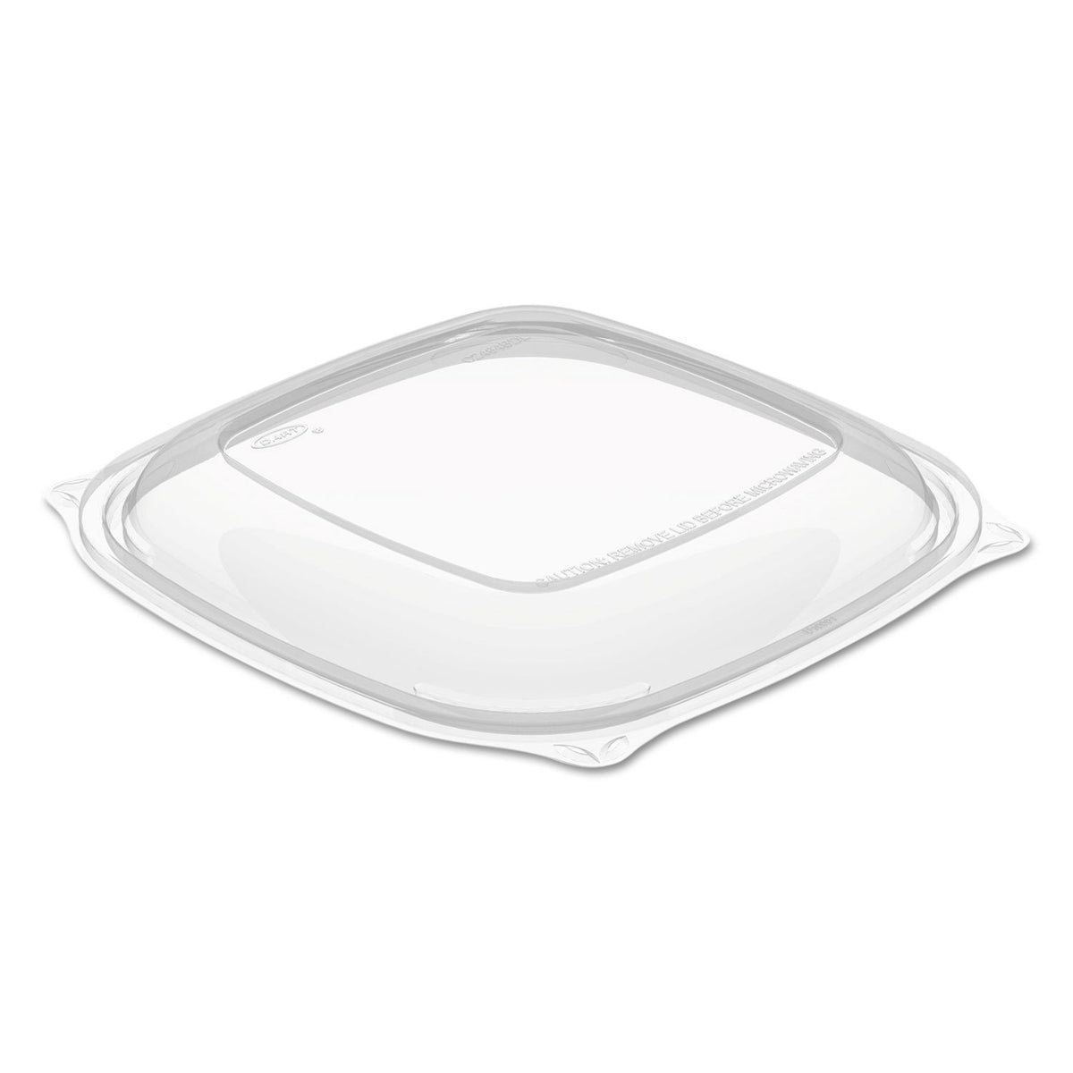 Dart C2464BDL PresentaBowls Pro Square Lids f/24-32oz Bowls – Clear, 8.5x8.5, 63/Bag, 4 Bag/CT