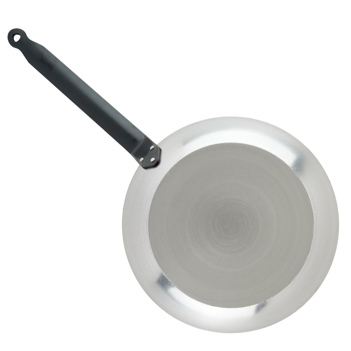 10 3/8" Carbon Steel Fry Pan French by Winco – 11", 0.01 centiliters, Carbon Steel, Black and silver, Model CSFP-11