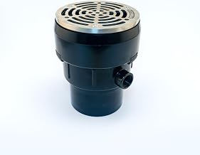 Rectorseal SureGrade 97071 Adjustable ABS Floor Drain with 5" Nickel- Bronze Grate, Plumbing, 3x4
