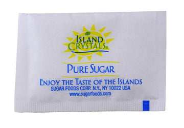 Island Crystal Sugar Packet by Sugar Foods – Pack of 2000