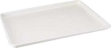 18 x 26 Inch Plastic Tray White | Dishwasher safe, BPA-free, NSF certified for safety, Dependable construction, Great for Appetizers, Desserts and Catering