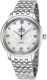 Omega De Ville Automatic White Dial Ladies Watch 424.10.33.20.55.004