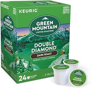 Keurig Green Mountain Coffee Roasters Double Diamond Dark Roast Coffee 24 Single Serve K-Cups