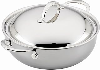 Hestan NanoBond Collection - Stainless Steel Dutch Oven, Induction Cooktop Compatible, 5 Quart