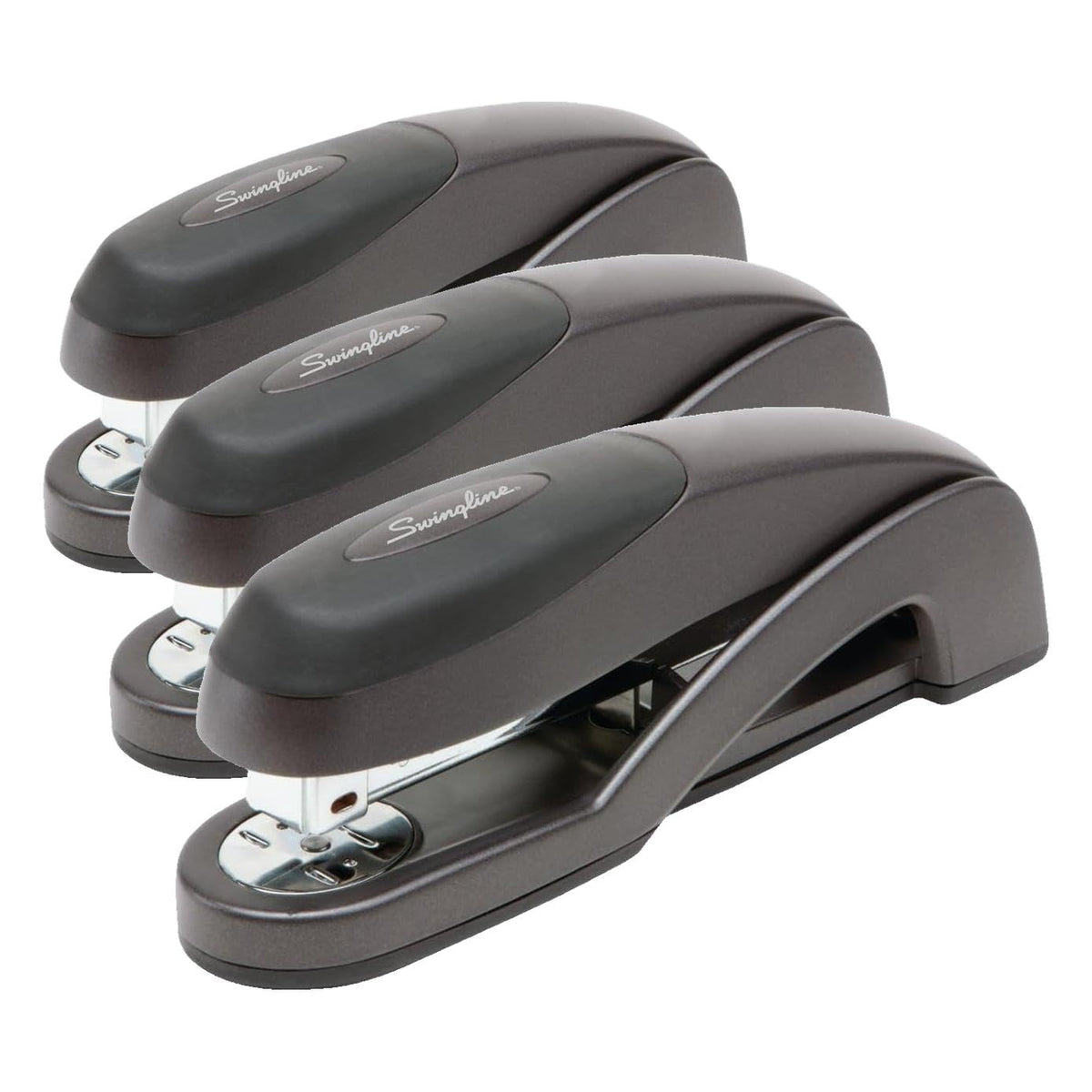 Swingline Black / Pack of 3 / Music Desktop Staplers