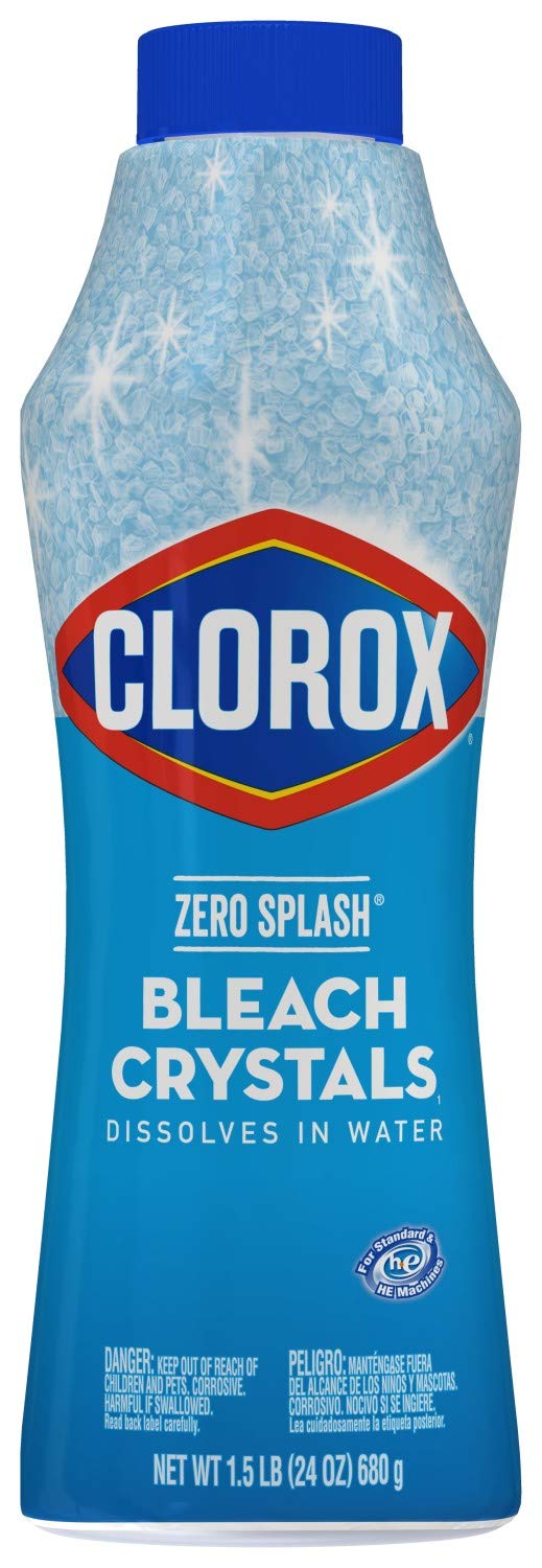 Zero Splash Bleach Crystals 24 oz by Clorox – 24 oz (1.5 lb) 680 g"