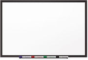 Quartet 2544B Classic Porcelain Magnetic Whiteboard, 48 x 36, Black Aluminum Frame