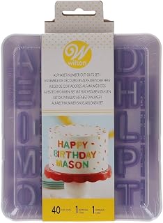 Wilton Cut-Outs Alphabet & Numbers Cutters Set/42