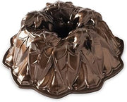 Nordic Ware Harvest Leaves Bundt Pan, Bronze